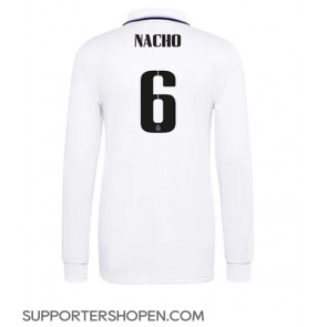 Real Madrid Nacho #6 Hemma Matchtröja 2022-23 Långärmad